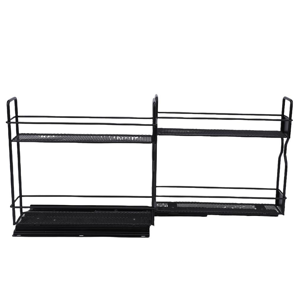 Pull Out Seasoning Rack for Cabinet Slide Out Seasoning Kitchen with Label Stickers