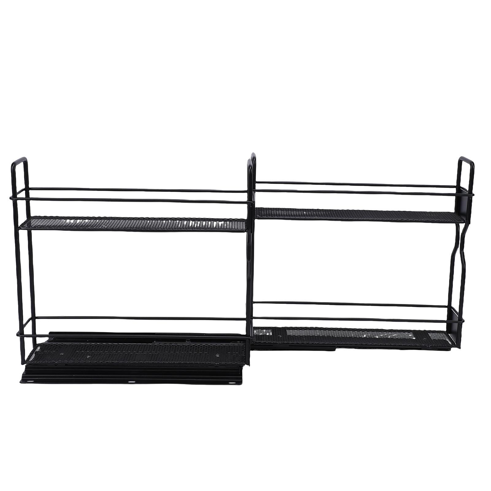 Pull Out Seasoning Rack   for Cabinet Slide Out Seasoning Kitchen   with Label Stickers