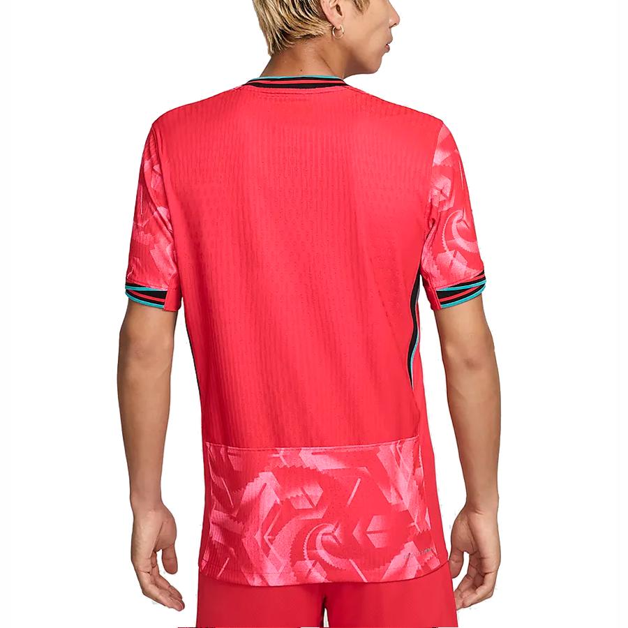 Nike Dry Fit Adv Logo Print Outdoor Casual Sports Crew Neck Short Sleeve Football Shirt Men Tops Red FJ4268-679
