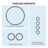 O-Ring Seal kit for FX5/FX6 Aquarium Cartridge Filter Compatible with Fluval A-7, A-0, A-2 Replacement Parts