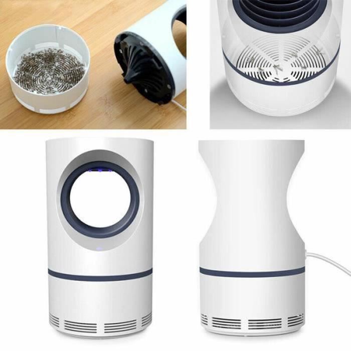 Lampe Anti-insecte - YF33254 - USB - Non Toxique - 5W - 12x21,5 cm