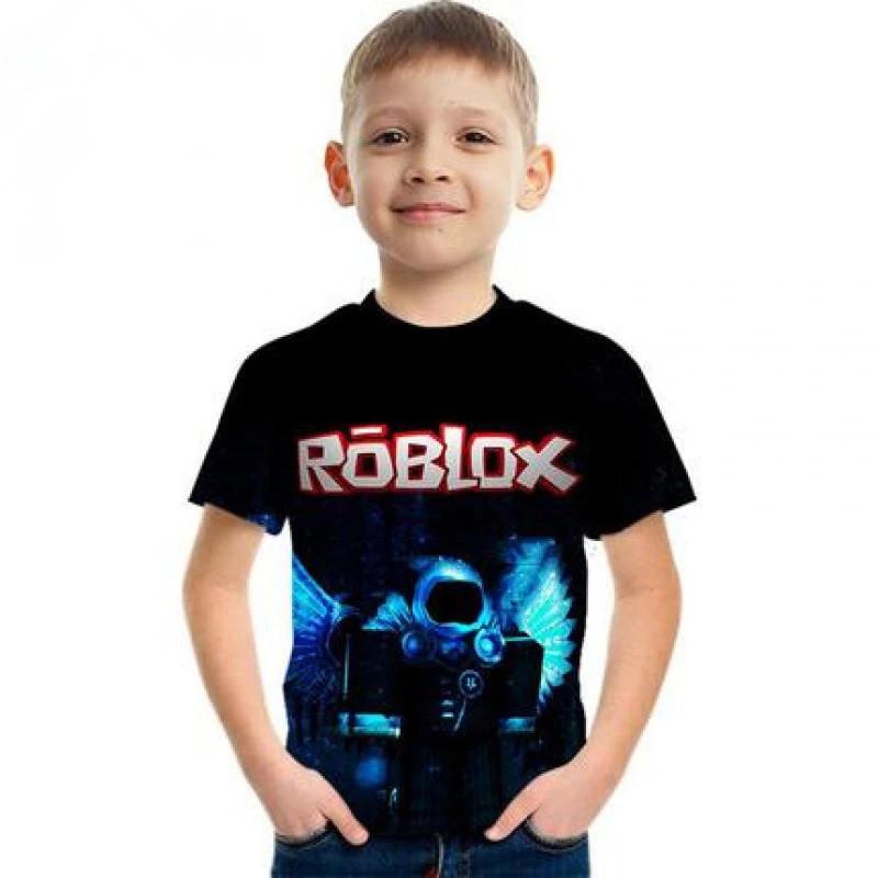 

Summer 3D Printed Boys Clothes Girls Kids Roblox Game Short Sleeve T-shirt Girl And Boy Tshirts Children s clothing 130