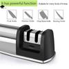 Knife Sharpener Handheld Multi-function 2 Stages Type Quick Sharpening Tool With Non-slip Base Kitchen Knives Accessories Gadget