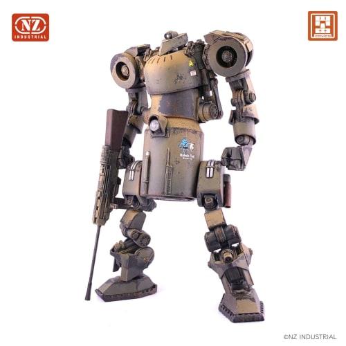 Cavico Kamp Riesen Mars Humanoid Heavy Machine Series, Type IV Humanoid Heavy Machine, Late Production Type/Dark Yellow, 1/35 Scale, Approximately 13.