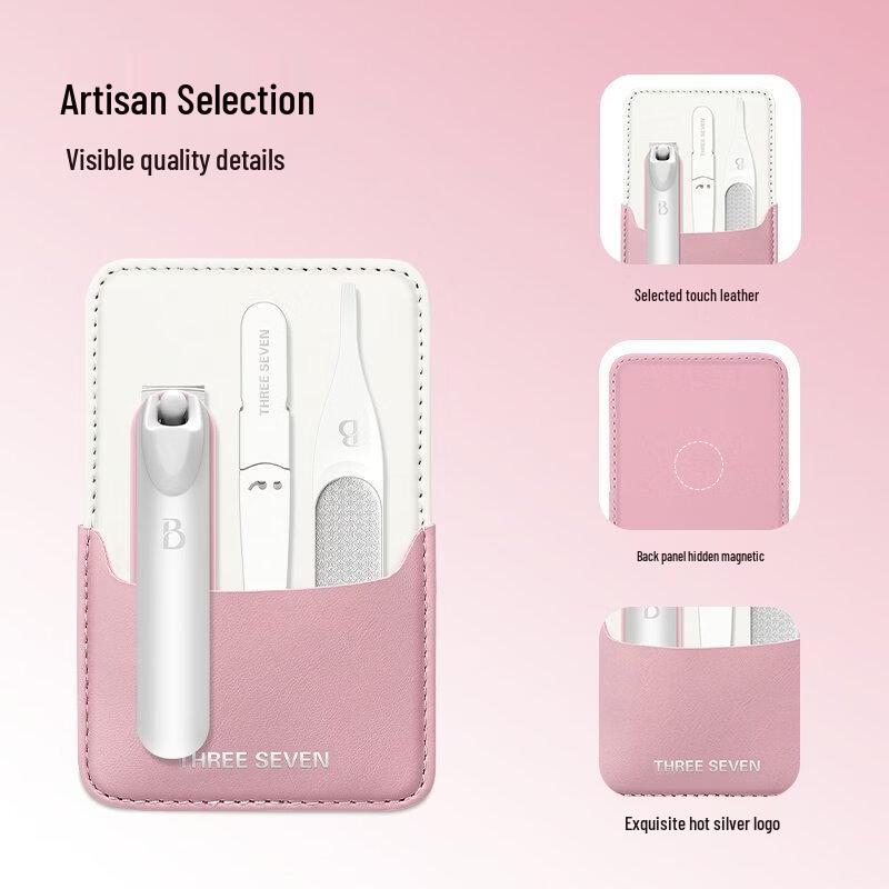 

777 (THREE SEVEN) Macaron Color Nail Grooming Kit