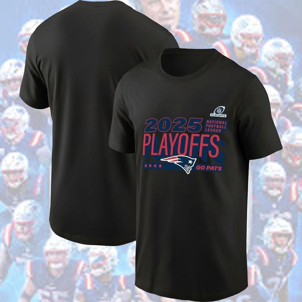 NE Patriot 2025 NFL Playoffs Super LX Champion T-Shirt Gift For Fan S-5XL Unisex T-Shirt S
