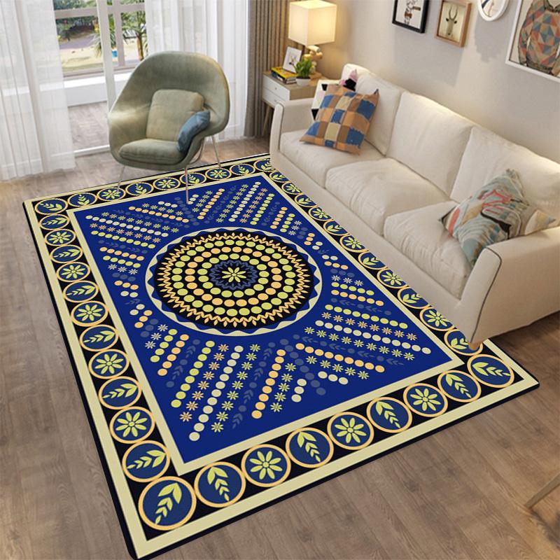 Geometric Modern Rugs Non-slip Floor Mat for Family Bedroom Indoor Children's Play Throwing Yoga Mats Area Rug area rug