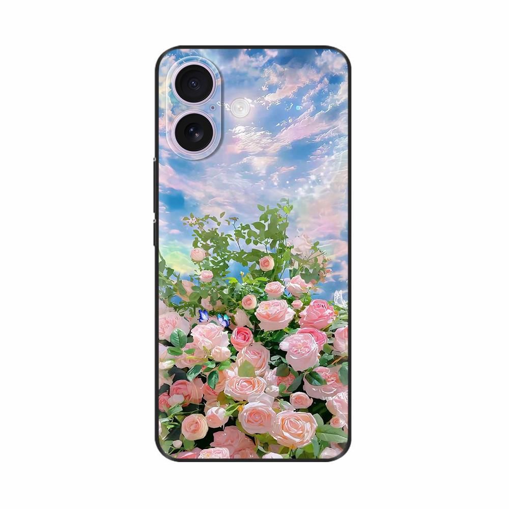 For Apple iPhone 17 Case iPhone17 Pro Max Painted Cover Soft TPU Shockproof Phone Shell For iPhone 17 Air iPhone17 Pro Max Bags
