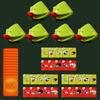 Tongue Shooting Game, Lizard Party Blower Masks With Blowing Tongue Game For Kids, Insect Cardboard Included