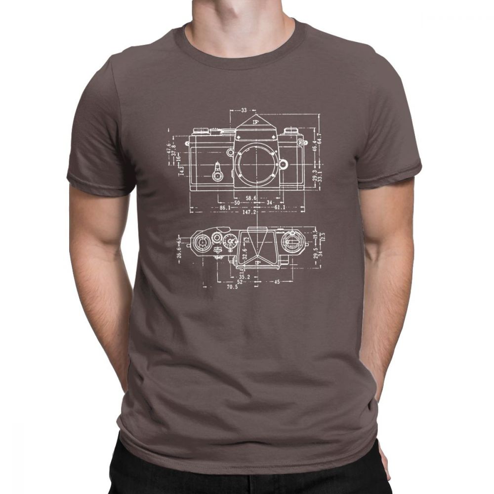 

Mens T Shirt For Photographer Super Fashion Camera Patent Tshirt Luxury Cotton Clothing Crew Neck Tees Swag Oversize TShirts S