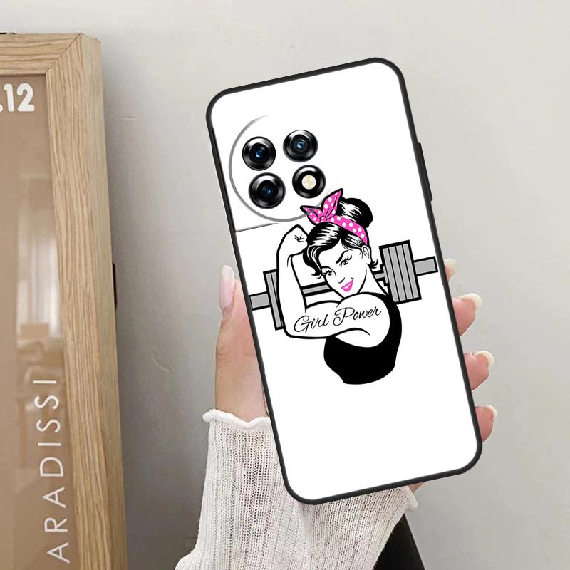 Fitness Girl Gym Case For OnePlus Nord 5 CE 3 4 Lite N20 N30 OnePlus 13T 13R 12R 10T 10R 10 11 12 13 15 Cover