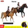Plastic And Horse Horseman Collectible Figurine Toy For Kids Play And Display
