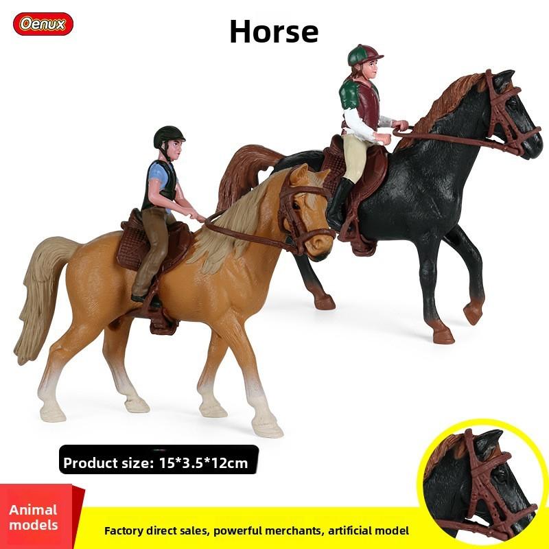 Plastic And Horse Horseman Collectible Figurine Toy For Kids Play And Display