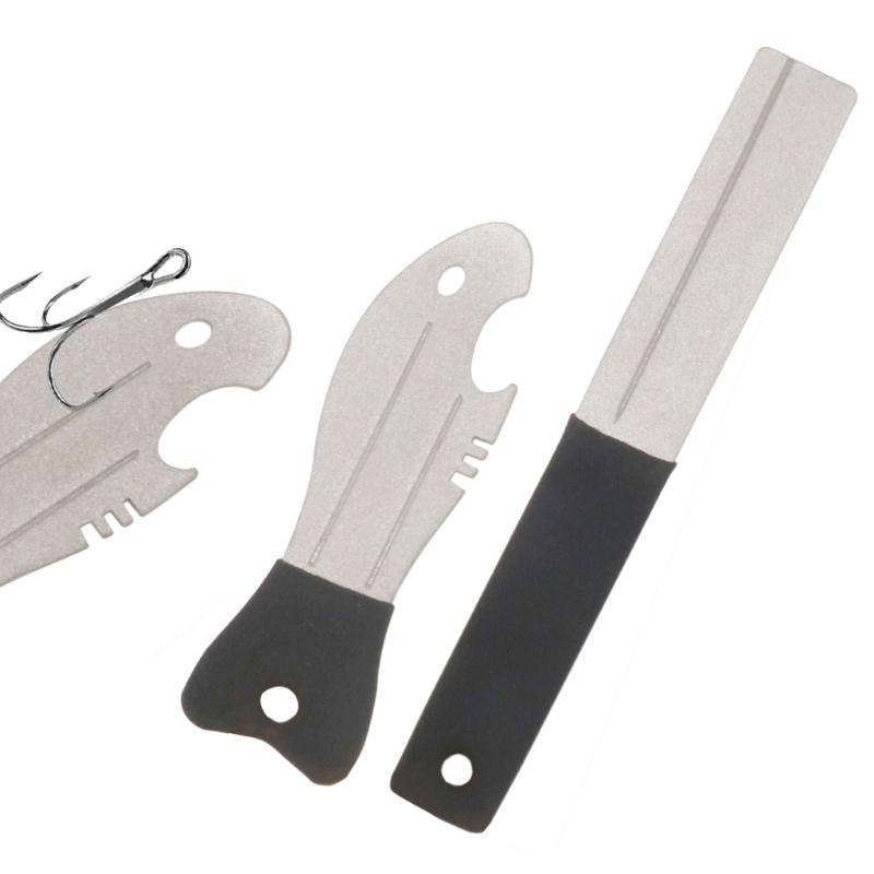 Fish Hook Hone Sharpening Tool Fishhook Sharpening Whetstone File Grinding Tool Fishing Hook Grinding Stone