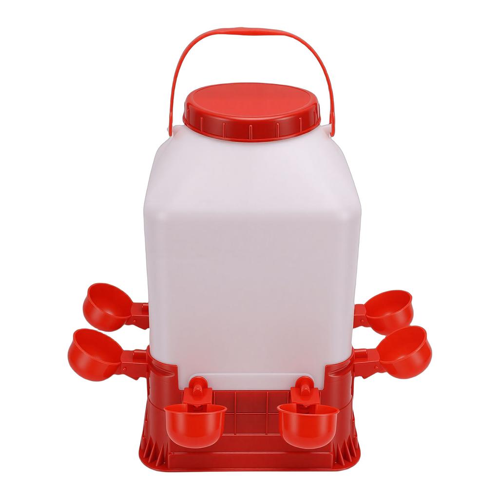 Chick Waterer 10L Large Capacity Chicken Feeder Plastic Poultry Water Fountain for Ducks
