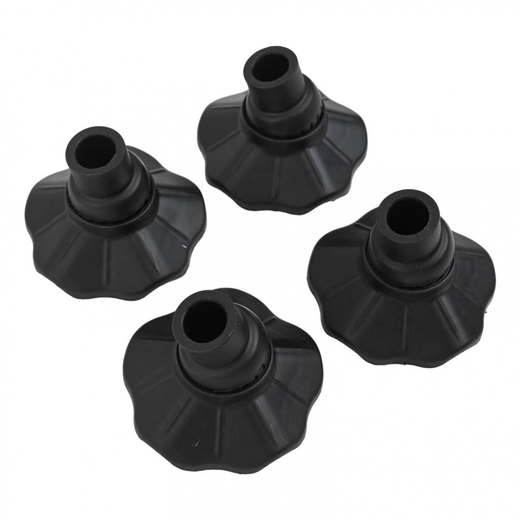 Conjunto de 4 Protetores de Pé de Cadeira Antiderrapantes e Resistentes ao Desgaste para Acampamento ao Ar Livre