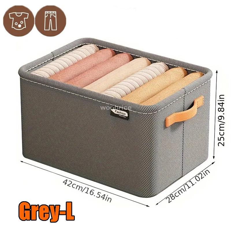 3pcs Clothes Storage Bags Portable Household Clothing Organizer Home Foldable Dust-proof Quilt Storage Container Storage Box