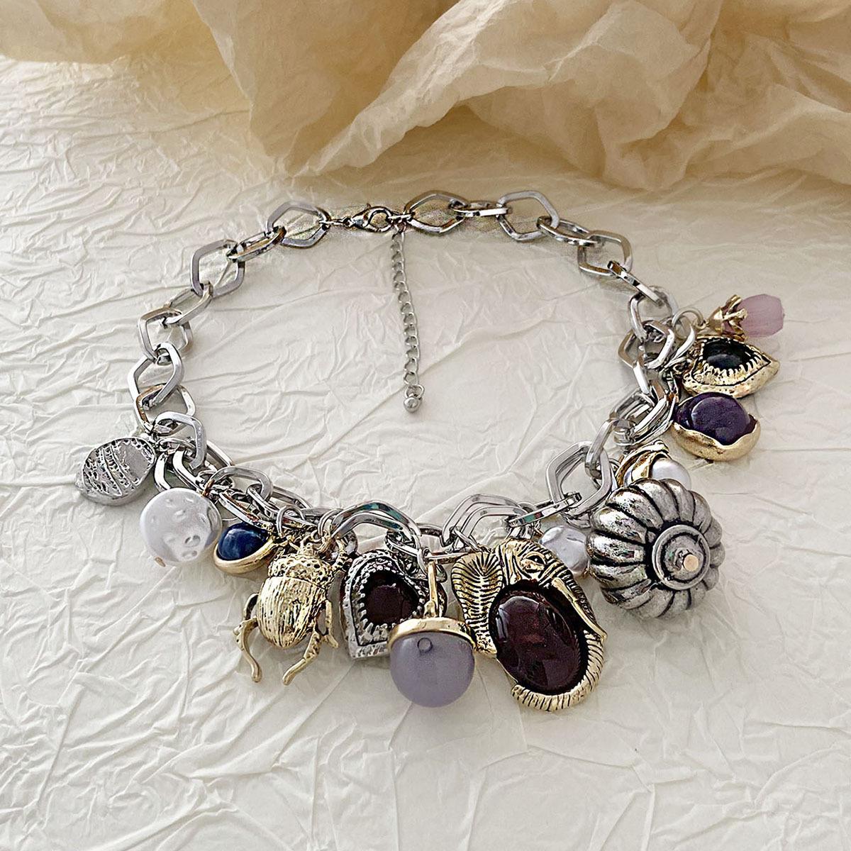 

Модное ожерелье для женских украшений серебряный