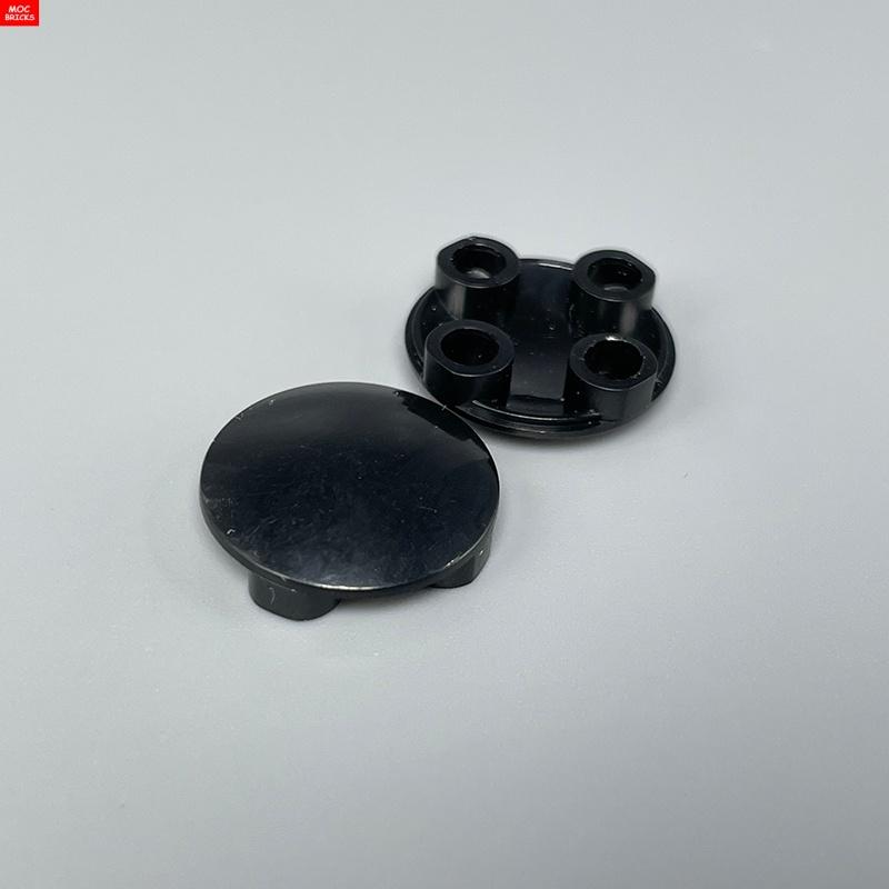 Non-Toxic Moc Bricks Plate Round 2X2 With Rounded Bottom 2654 28558 Road Stone Model Architecture City Building Blocks Kids Toys