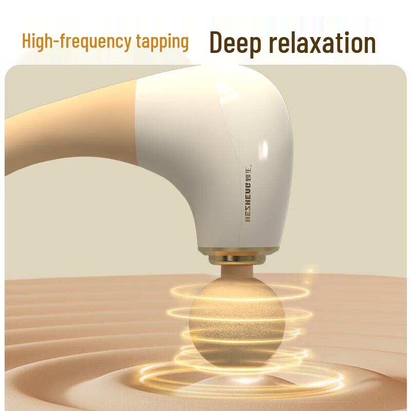 HEZHENG Curved Handheld Muscle Massager CN plug (adapter included)