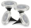 Howell Bell Disk Lights Solar Powered Led Outdoor Lights As Seen On Tv 4 Pack