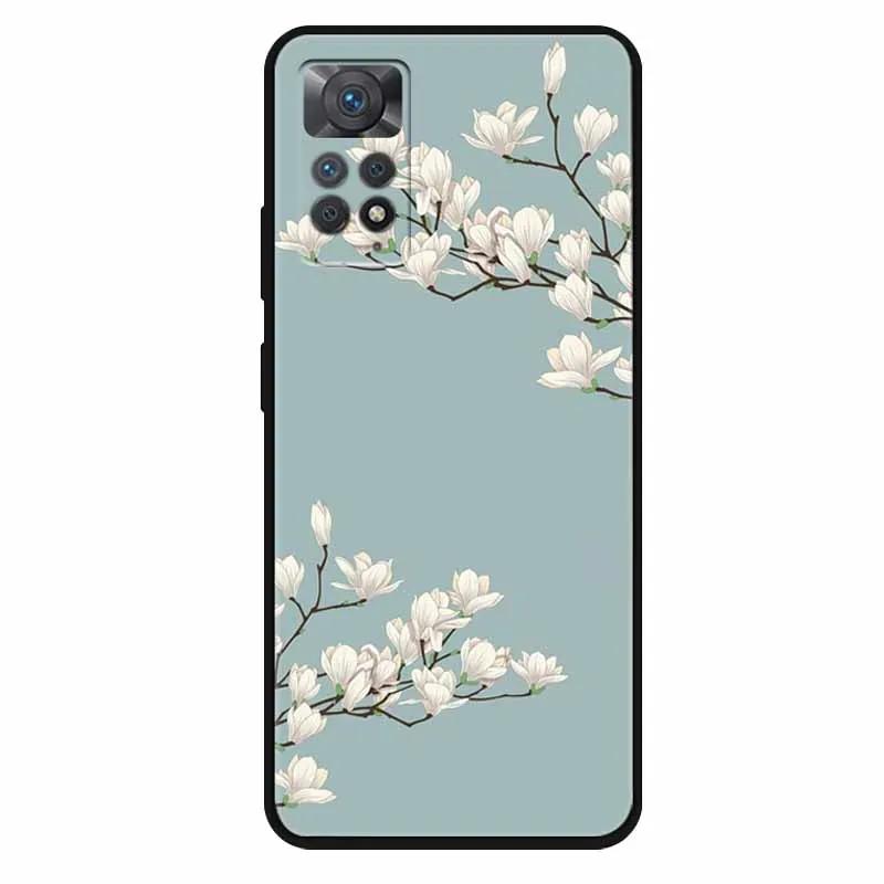 Funda For Xiaomi Redmi Note 11 Pro 5G Case Cool Space Soft Silicone TPU Covers For Xiaomi Redmi Note 11Pro 5G Wolf Protect Shell