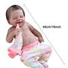 2024 Silicagel Washable Silicone Doll Soft Cute Doll Like A Real Baby Easy To Care