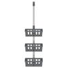 Étagère de douche suspendue 30x15x(67 105) cm aluminium