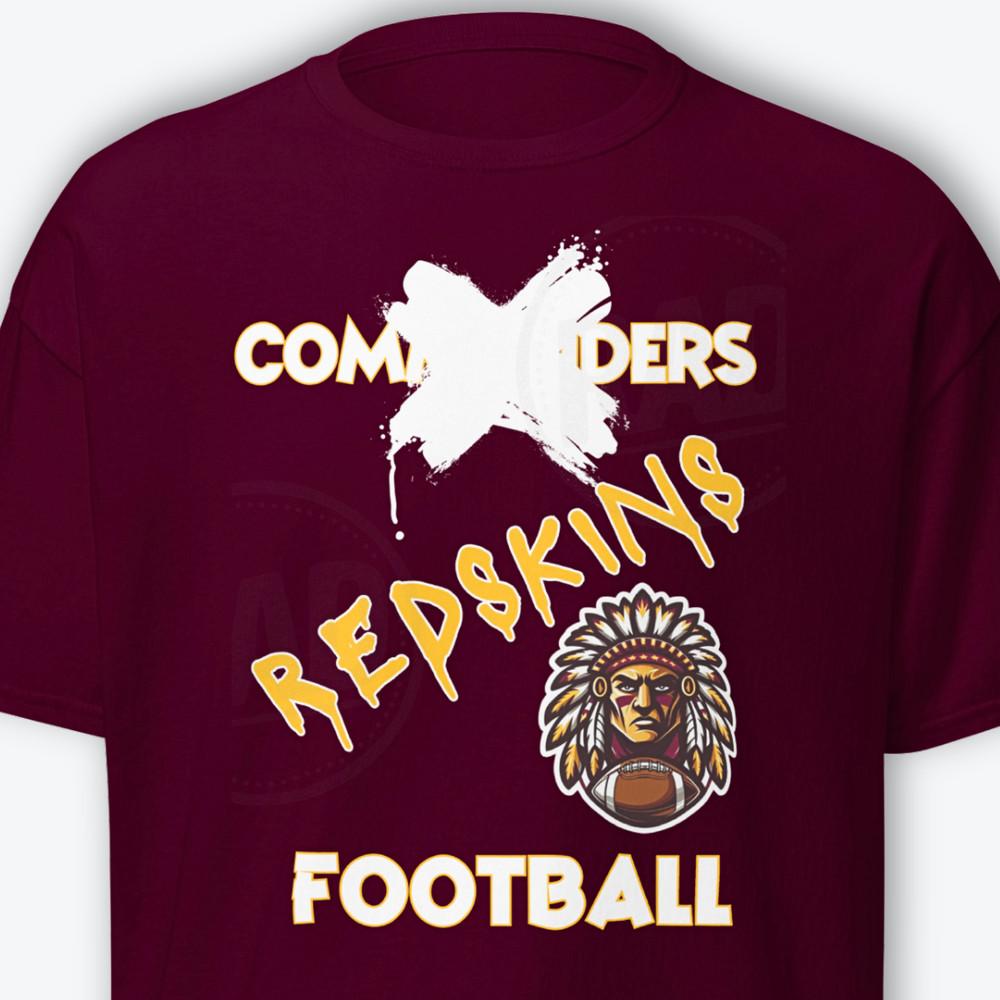 NEW Washington Redskins Shirt Anti Washington Commanders TShirt Football Unisex Unisex T-Shirt S