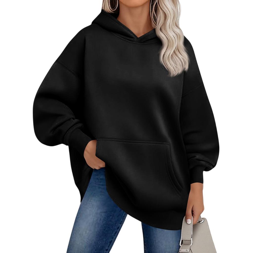 Womens Oversized Sweatshirts Fleece Hoodies Long Sleeve Pullover Outfits With Pocket