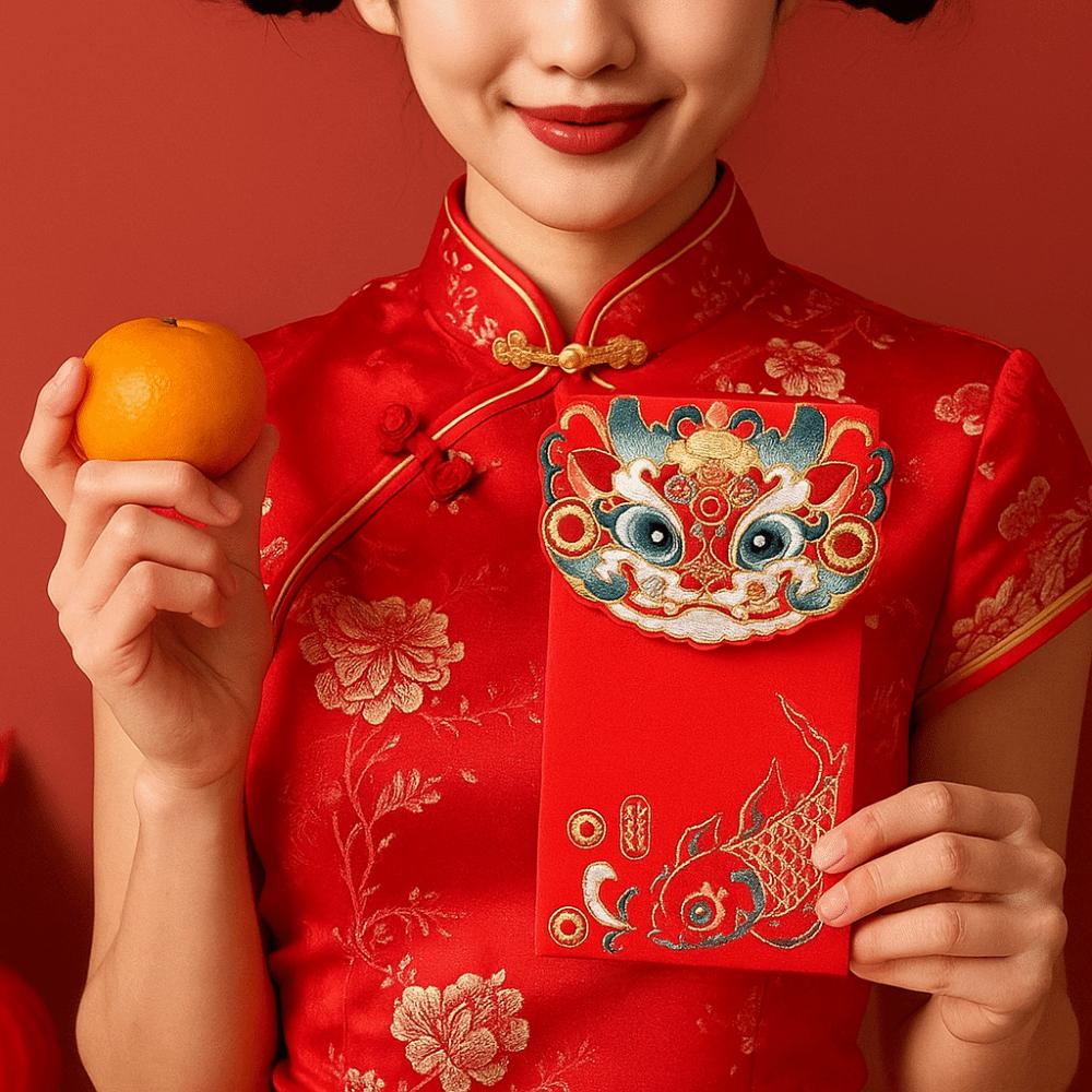 Chinese Style Lucky Money Bag Traditional HongBao Spring Festival Essentials Red Packet  Wedding