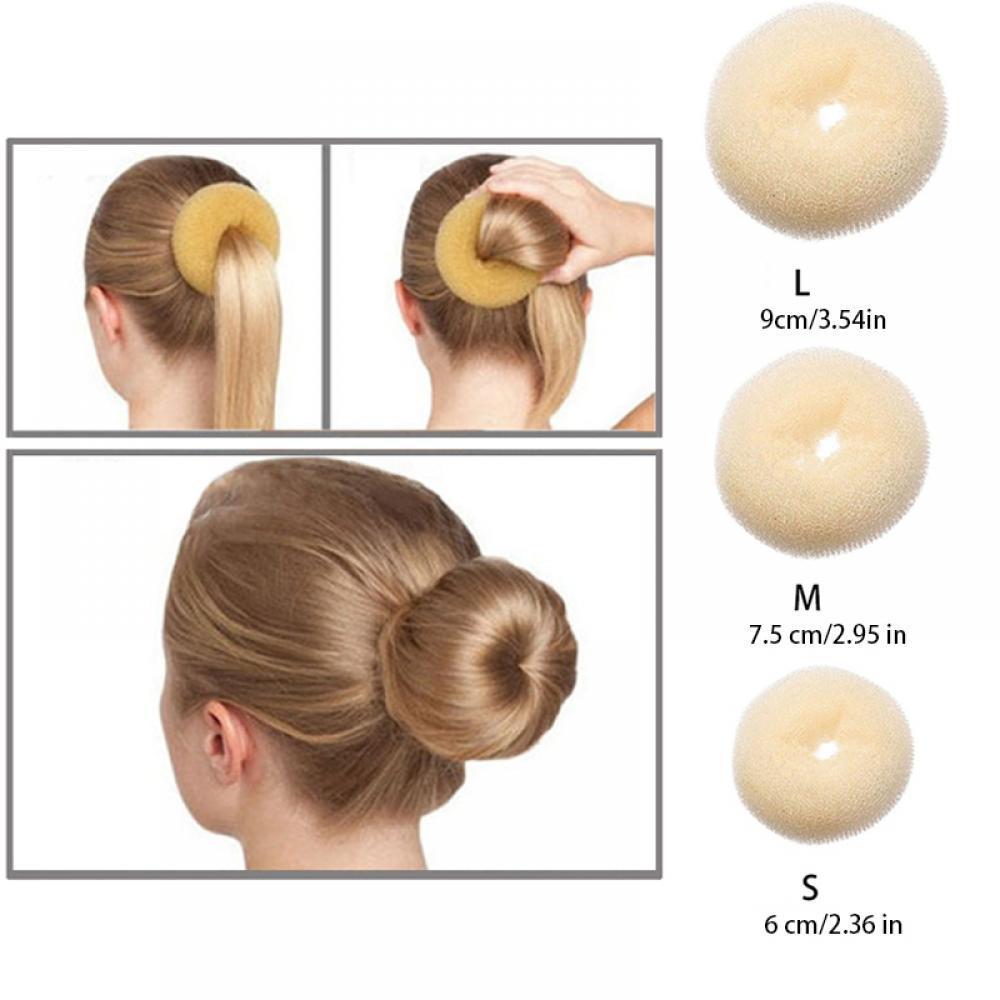 Fashion Hair Bun Maker Donut Magic Foam Sponge Easy Big Ring Hair Styling Tools Hairstyle Hair Accessories For Girls Women Lady