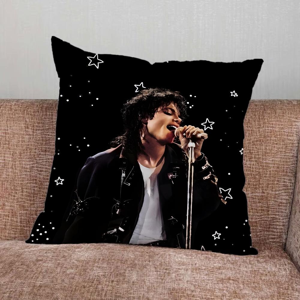 Singer M-Michael Jackson Pillow Case For Home Bedroom Car Office Decoration Living Room Sofa Cushion Cover Suitable