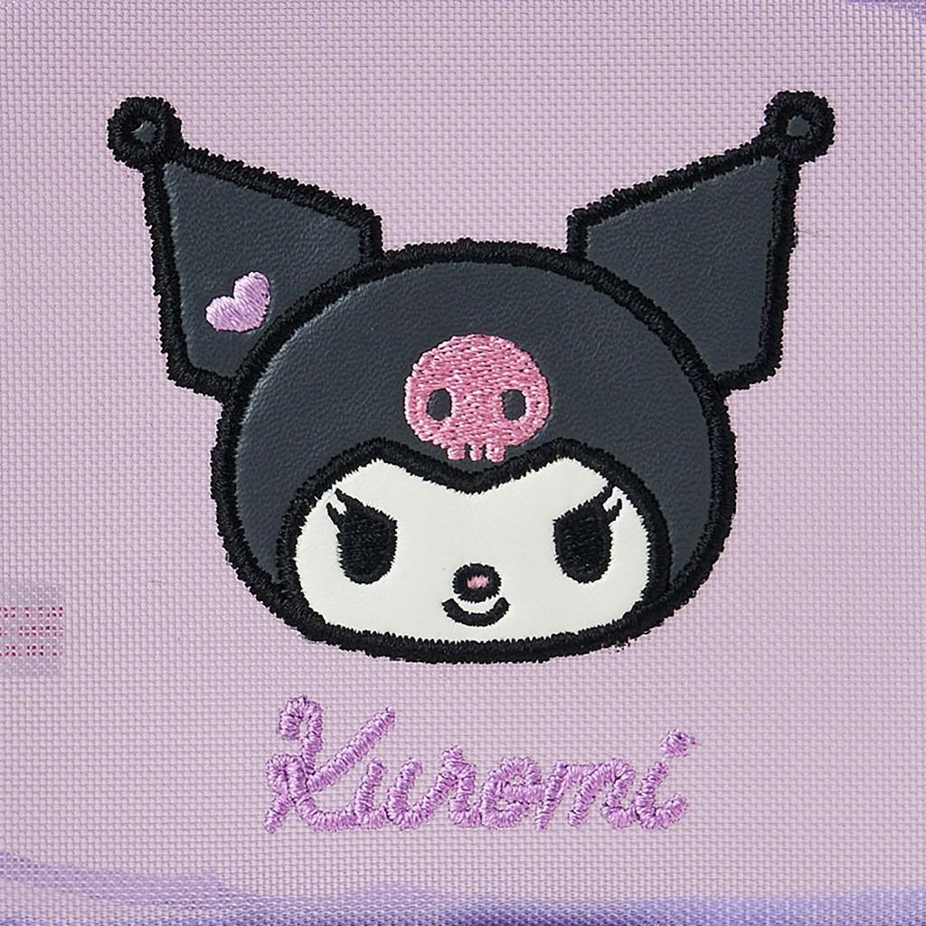 Sanrio Portfard Mini Kuromi, PVC, Poliester, Oțel, Suport pentru Obiecte Mici, Vârsta 3+, 617105