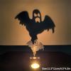 Halloween Decoration 2025 Decorative Candle Holder Scary Candlestick Ornament Desk Accessorie Room Decor Halloween Accessorie