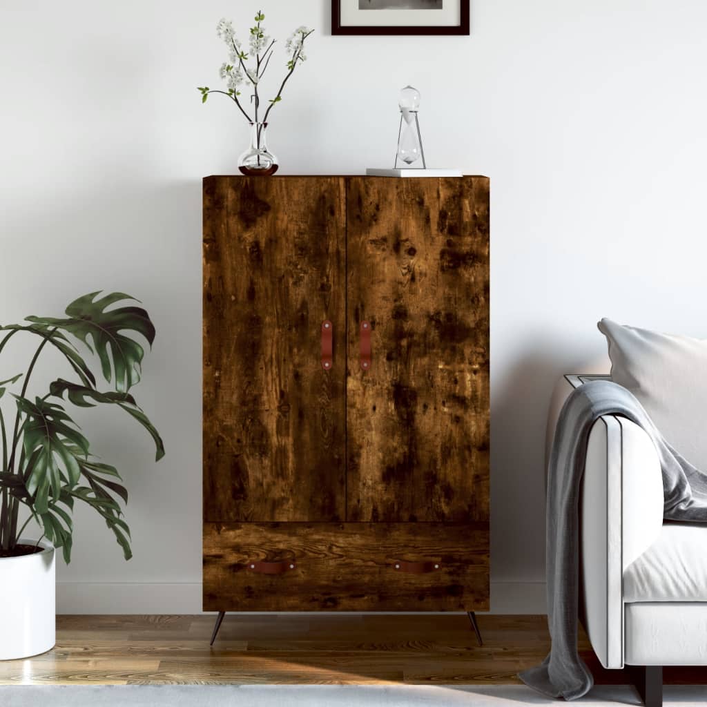 Highboard Smoked Oak 69.5 x 31 x 115 cm Particleboard