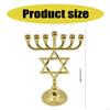 62KD Je Star Holder 7 Branch Metal Menorah Candelabra Je Home Decors