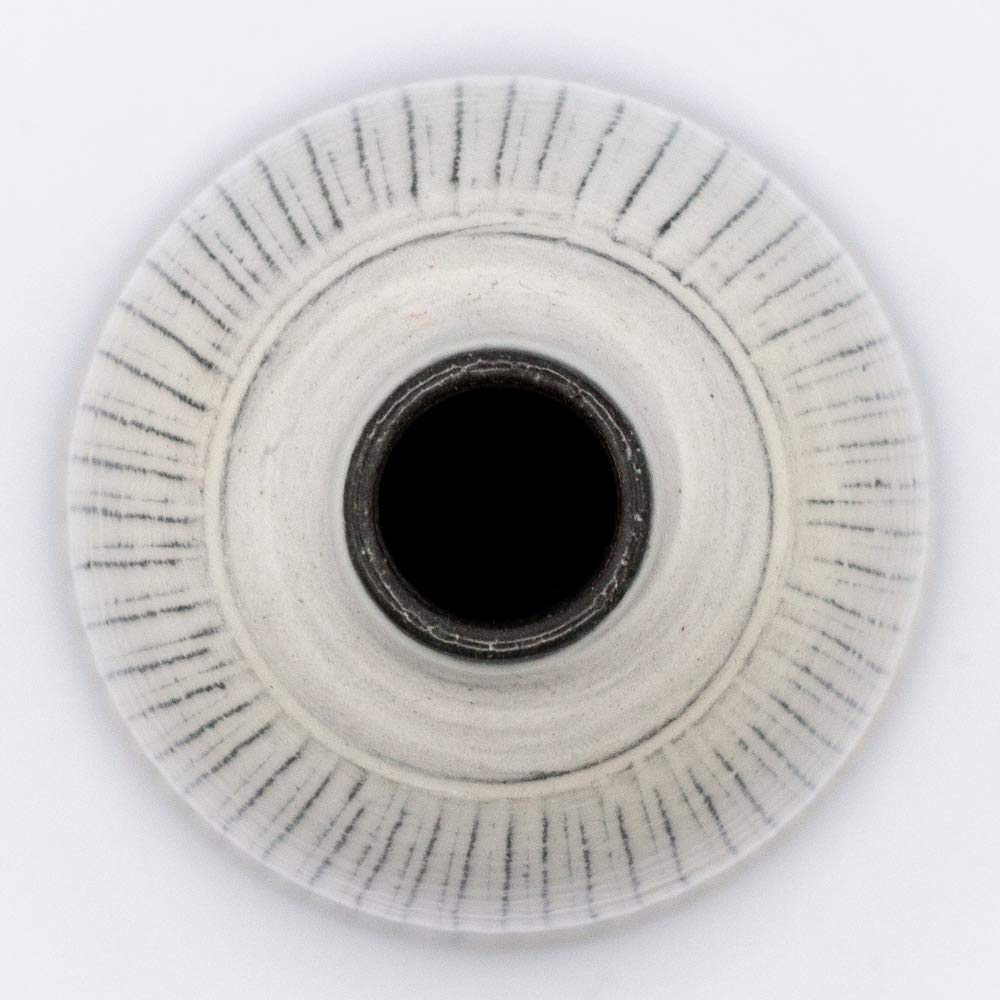 Kyoto Ware, Kiyomizu Ware, Seki Pottery, Flowering Pot, Small, White Grass, 246242