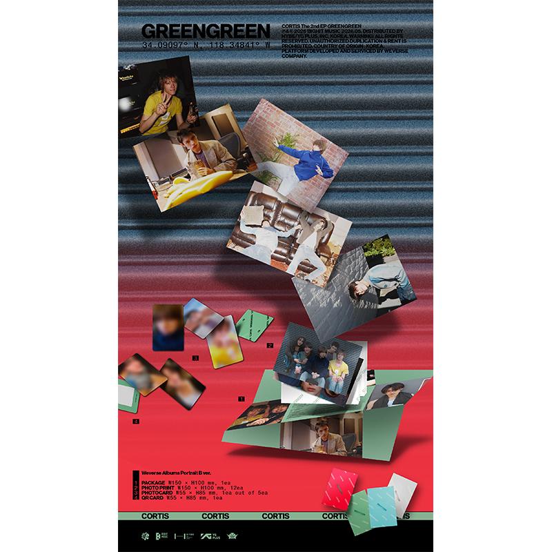 [Vorbestellung] CORTIS – 2. Mini-Album [GREENGREEN] Weverse Albums Ver. (Online-Vorteil)