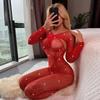 Síťka na spodní prádlo bez rozkroku Body Dámské vyhloubené dámské kombinézy Pokušení 300 stylů Sexy oblek Průsvitné exotické oblečení Novinka