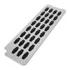 Pedale Poggia Piede Lato Sinistro in Metallo per Auto con Pad Antiscivolo Adatto per Jeep Wrangler JK