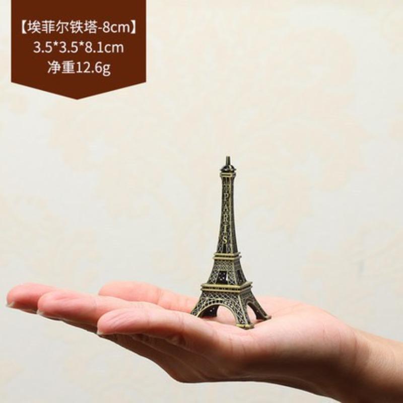 Paris Eiffel Tower Metal Crafts Home Decoration Accessories Figurine Statue Model Souvenir Home Interior Design Ornaments