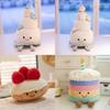 Cake Birthday Plush Toys Rainbow Cake Design Soft Stuffed Dolls Girls Gifts