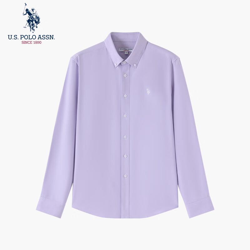 U.S. Polo Assn. Herren Hemd Langarm 100% Baumwolle Business Casual