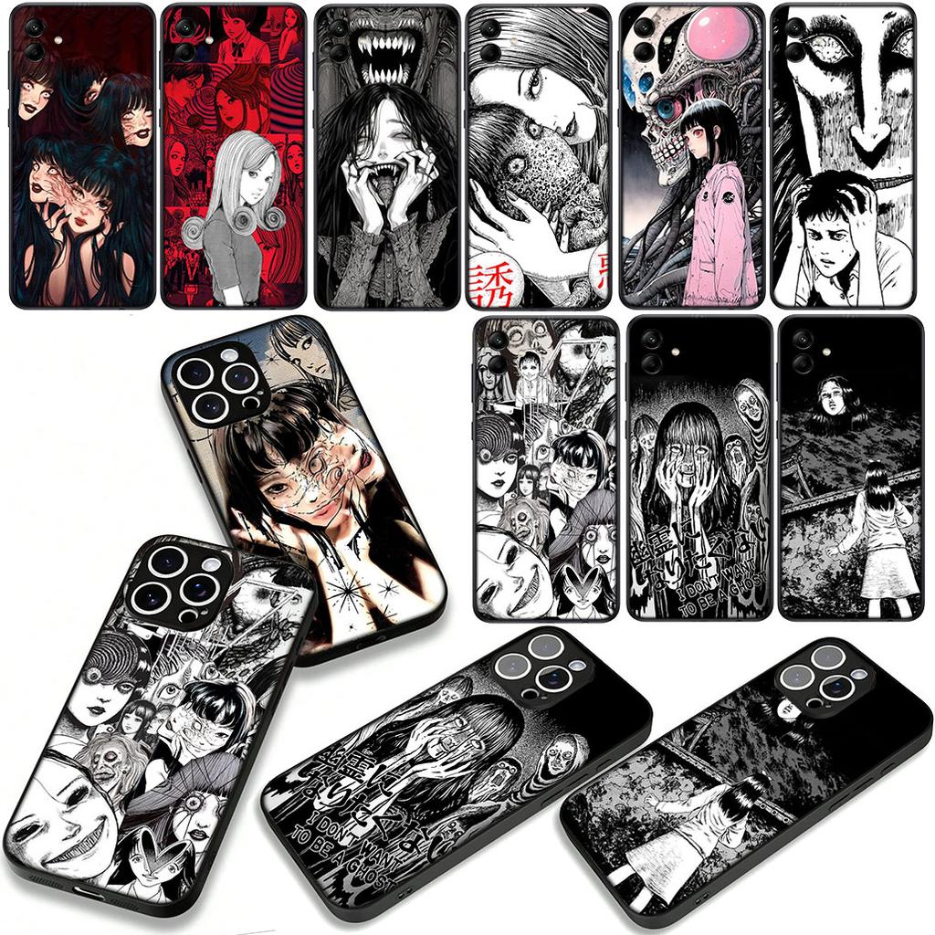 Tomie Junji Ito Cartoon Phone Case for Motorola Moto G04 G13 G14 g45 G22 G23 G32 G34 G35 G64 G82 G84 G53 G60 G72 E14 E15 E13