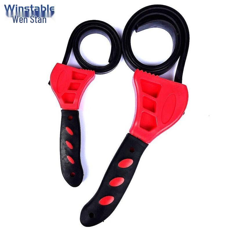 WEN W8237 Multi-functional Rubber Belt Wrench Set 6-inch + 8-inch
