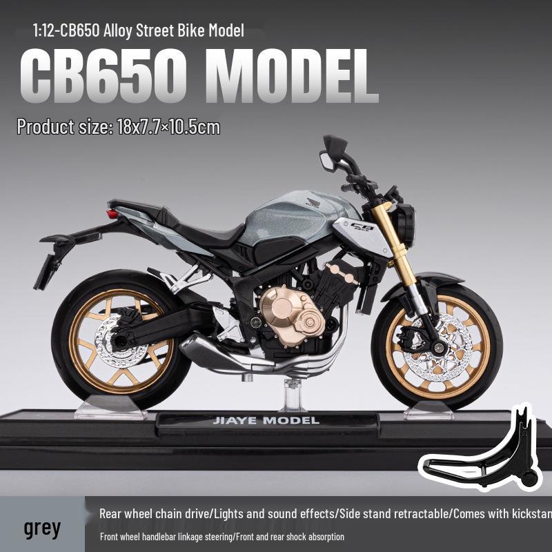 Alloy 1:10 BMW S1000RR Motorcycle Model with Sound and Light Features