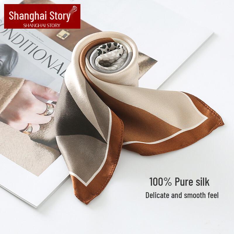 Shanghai Story 100% Mulberry Silk Scarf