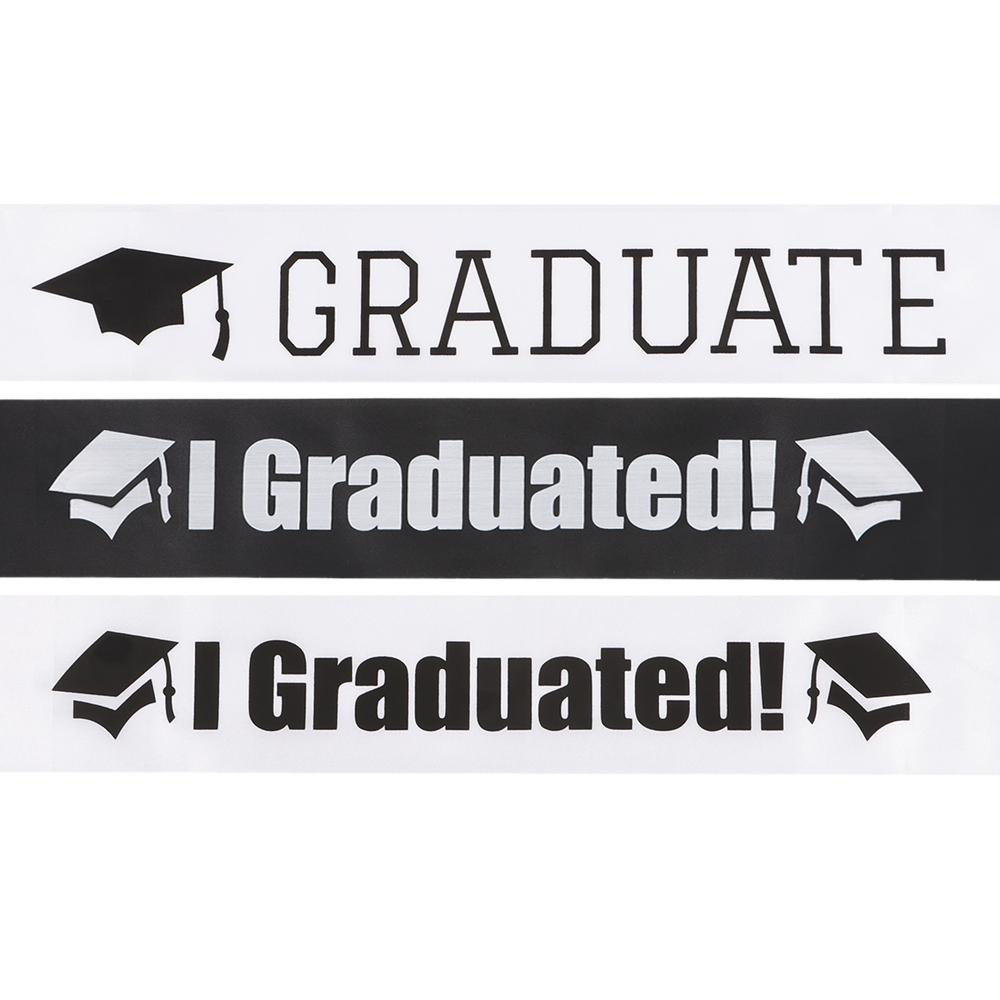 

Новый атласный кушак унисекс для выпускного колледжа I GRADUATED GRADUATE GRADUATE