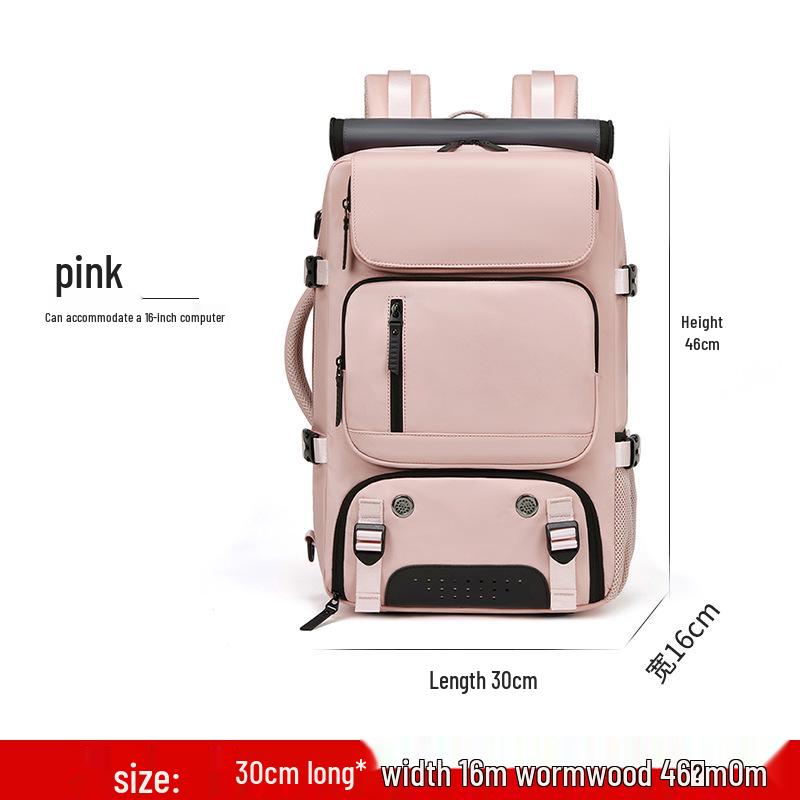 Men's Multifunctional Large Capacity Water-Resistant Outdoor Travel/Camping Backpack and Crossbody Bag